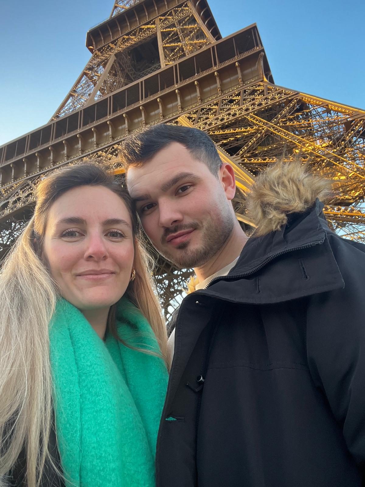 Mircea y Laura en París